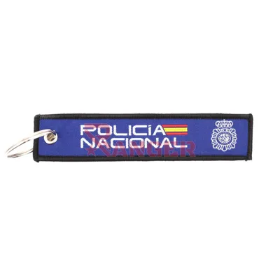 Llavero Cinta Rectangular Immortal Policía Nacional - Immortal Warrior