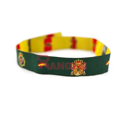 Pulsera Cinta Bandera España Constitucion G.c. P.n.verde - Foraventure