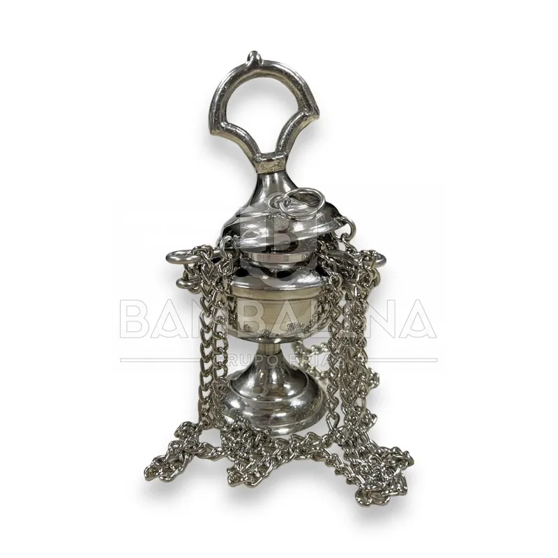Incensario Cadena 10cm · Plata