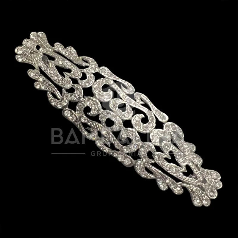 Broche Mantilla · Plata