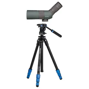 Oryx de Telescopio Razor Hd Acodado 13-39x56 + Trípode Benro Slim con Rótula de Video - VORTEX