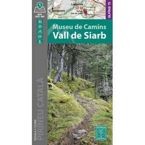 Mapa. Vall de Siarb. Museu de Camins. 1:15.000 + Carpeta Desplegable - Alpina