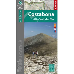 Mapa 1:25.000 Costabona. Alta Vall del Ter - Alpina