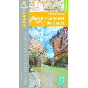2 Mapas 1:40.000 Parque Natural Sierra y Cañones de Guara - Alpina
