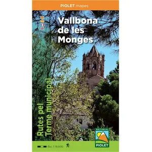 Mapa 1:15.000. Vallbona de Les Monges. Rutes Pel Terme - Piolet