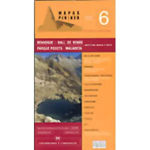 Mapas. Benasque, Vall de Benás, Parque Posets, Maladeta, Aneto, Ballibierna, Posets - Pirineo