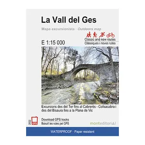 Mapa 1:15.000 la Vall del Ges. Serres de Curull I Bellmunt. Excursions Des del Ter Fins al Cabrerès-Collsacabra I Des del Bisaura Fins - Mont Editorial