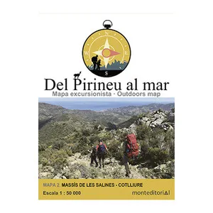 Mapa 1:50.000 Travessa del Pirineu al Mar - Mont Editorial