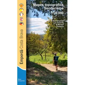 Mapa 1:30.000. Mapes Topogràfics Senderisme. Empordà Costa Brava. el Baix Empordà, Les Gavarres, el Montgrí, L'ardenya - Piolet