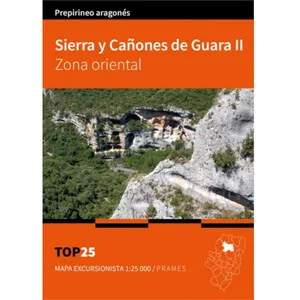 Mapa Excursionista 1:25.000 Sierra y Cañones de Guara II Top 25 - Prames
