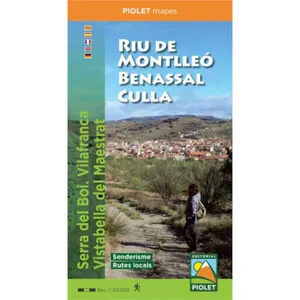 Mapa 1:20.000 Riu de Montlleó, Benassal Culla - Piolet