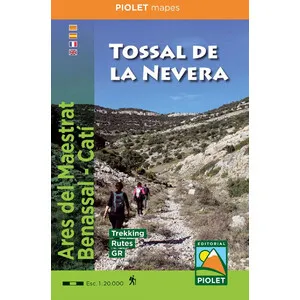 Mapa 1:12.000. Tossal de la Nevera. Ares del Maestrat Benasal-Catí - Piolet