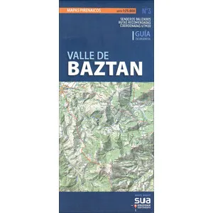 Valle de Baztan. Mapas Pirenaicos Serie 1:25.000 Nº 3 - Sua