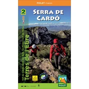 Mapa 1:20.000 Serra de Cardó Vall de Cardó, Serra del Boix, Les Moles I Coll de L'alba. Terres de L'ebre - Piolet