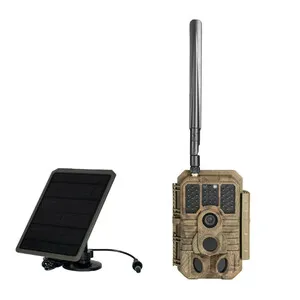 X60PLMB Pro Max 48 MP Cámara de Trampeo y Panel Solar con LED de Luz Infrarroja Invisible, Visión en Directo Vía 4g, Transmisión de Fo - GARDEPRO