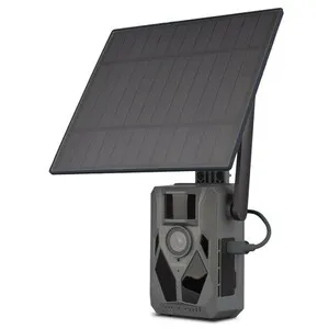 Cámara de Trampeo Fotográfico Nexar 4g Solar 14 MP con Leds de Luz Infrarroja Invisible, Panel Solar y Transmisión de Imágenes Vía 4g - ARCEA