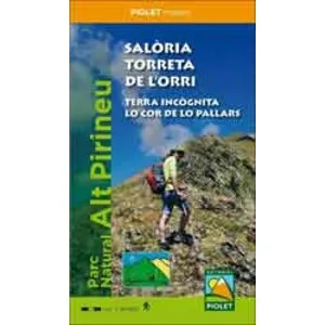Mapa 1:30.000 Saloria, Torreto de L'orri. Terra Incognita Lo Cor de Lo Pallars - Piolet