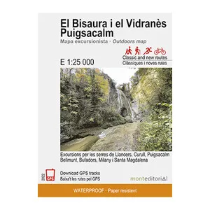 Mapa 1:30.000 el Bisaura I el Vidranès - Mont Editorial