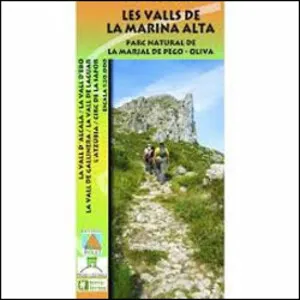 Mapa 1:20.000. Les Valls de la Marina Alta. Parc Natural de la Marjal de Pego - Piolet