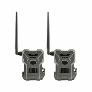 Twin Pack Cámara de Trampeo Flex M 28 MP con LED de Luz Infrarroja Invisible y Transmisión de Foto y Vídeo Vía 4g - SPYPOINT