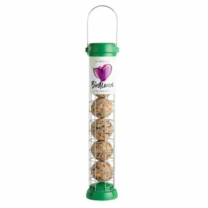 BL2-B2G "Bird Lovers" Comedero Tubular para Aves Silvestres para 6 Bolas de Sebo - JACOBI JAYNE