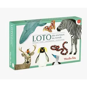 Loto Des Animaux (Joc de Loteria D'animals/ Juego de Lotería de Animales) - Moulin Roty
