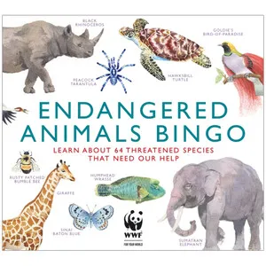Endangered Animals Bingo - Bingo D'animals en Perill - Bingo de Animales en Peligro - Laurence King Publishing