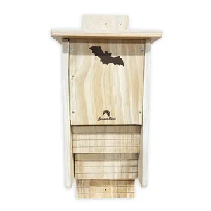 Caja Nido de Madera para Murciélagos Triple Cavidad - GARDEN BIRDS