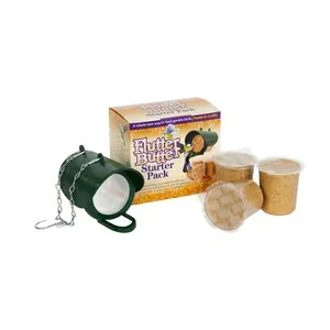 Starter Pack: Comedero Flutter Butter FBF-2 + 3 Botes 140g Ecorefills - JACOBI JAYNE