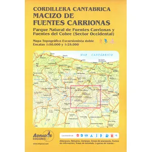 Cordillera Cantabrica. Macizo de Fuentes Carrionas. Parque Natural de Fuentes Carrionas y Fuentes Cobre (Sector Occidental) - Adrados Ediciones