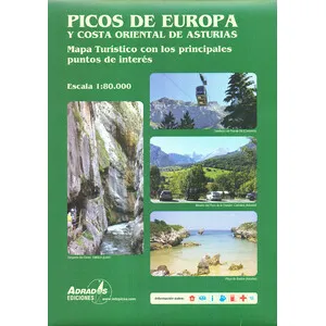 Picos de Europa y Costa Oriental de Asturias. Ascensiones y Travesias de Dificultad Moderada - Adrados Ediciones