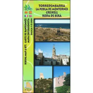 Mapa 1:15.000. Torredembarra, la Pobla de Montornès, Creixel, Roda de Berà - Piolet