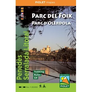 Mapa 1:20.000. Parc del Foix I Parc D'olèrdola - Piolet