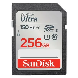 Tarjeta de Memoria Sd 256 Gb (Sdxc Ultra 256GB 150MB/S) - SANDISK