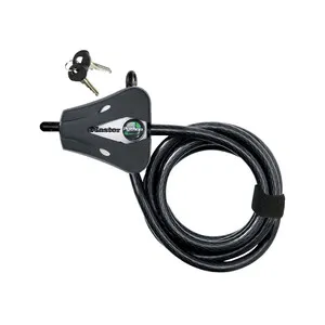 MASTERLOCK PYTHON Cable de Seguridad con Cierre de Llave 8418D