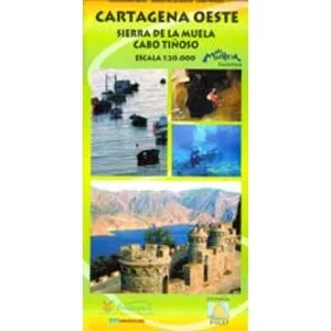 Mapa 1:20.000. Cartagena Oeste. Sierra de Muela Cabo Tiñoso - Piolet