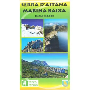 Mapa 1:20.000. Serra D'aitana. Marina Baixa - Piolet