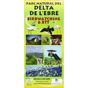 Mapa 1:30.000. Parc Natural del Delta de L'ebre. Birdwatching and Btt - Piolet