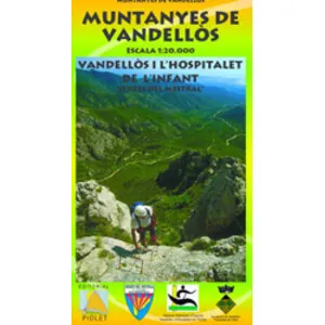 Mapa 1:20.000. Muntanyes de Vandellòs. Vandellòs I L'hospitalet de L'infant - Piolet