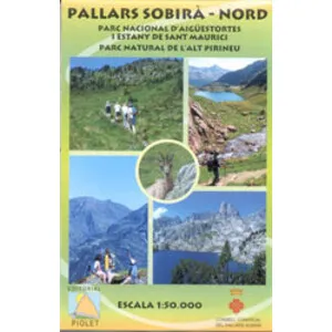 Mapa 1:50.000. Pallars Sobirà-Nord. Parc Nacional D'aigüestortes I Estany de Sant Maurici. Parc Natural de L'alt Pirineu - Piolet