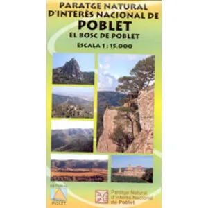 Mapa 1:15.000. Paratge Natural D'interès Nacional de Poblet. el Bosc de Poblet - Piolet