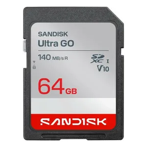 Tarjeta de Memoria Sd Go 64 Gb (Sdxc Ultra Go 64GB 140MB/S) - SANDISK