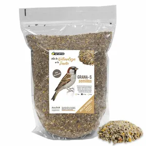 Grana-S-M Bolsa de Mezcla de Semillas con Pipa sin Cáscara. Alimento para Aves Silvestres 2,5 kg