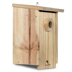 Caja Nido de Madera Antidepredadores - GARDEN BIRDS
