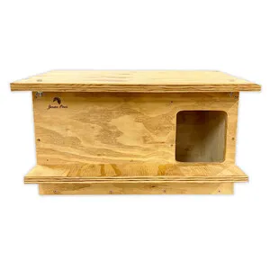 Caja Nido para Lechuza en Madera Tratada - GARDEN BIRDS