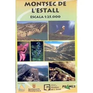Mapa 1:25.000. Montsec de L'estall - Piolet