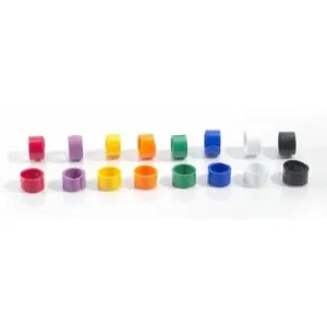 Anillas de Colores para Estudios Científicos con Aves 12-18 mm, 10 Uds - ECOTONE