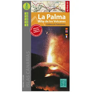 Alpina Mapa 1:25.000 la Palma. Rutas de los Volcanes. Caldera de Taburiente