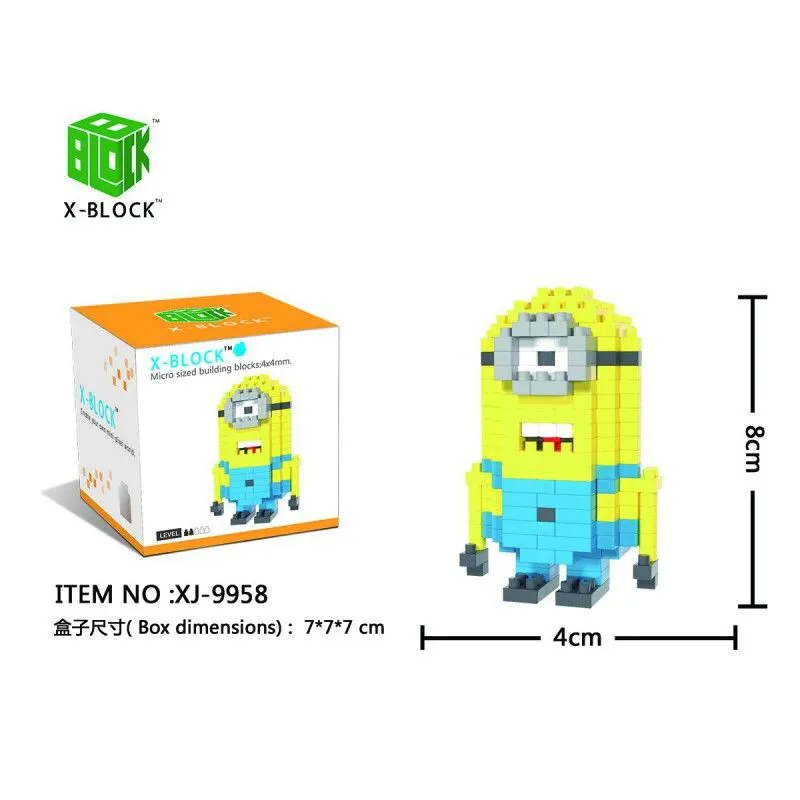 X-Block Minions Stuart X- Block 4mm