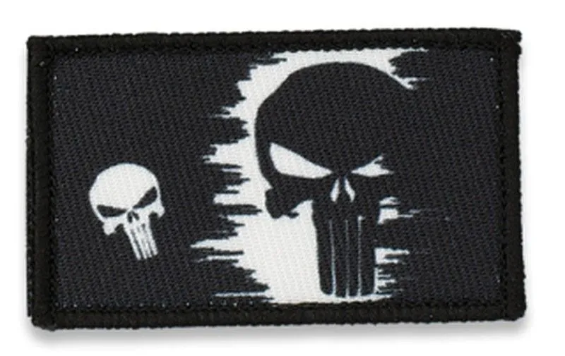 Barbaric Calavera con Velcro